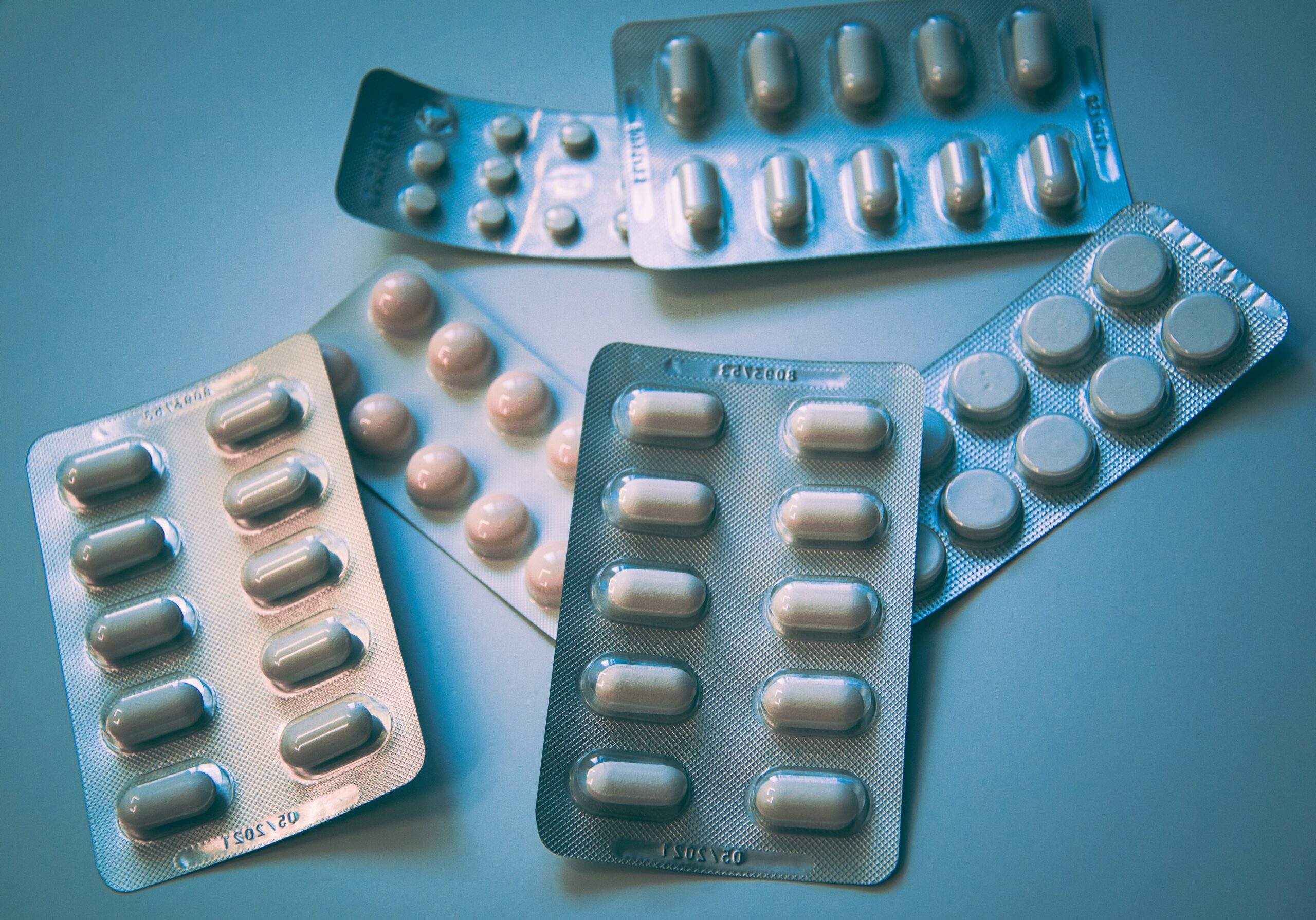 Blíster de medicación organizado por días